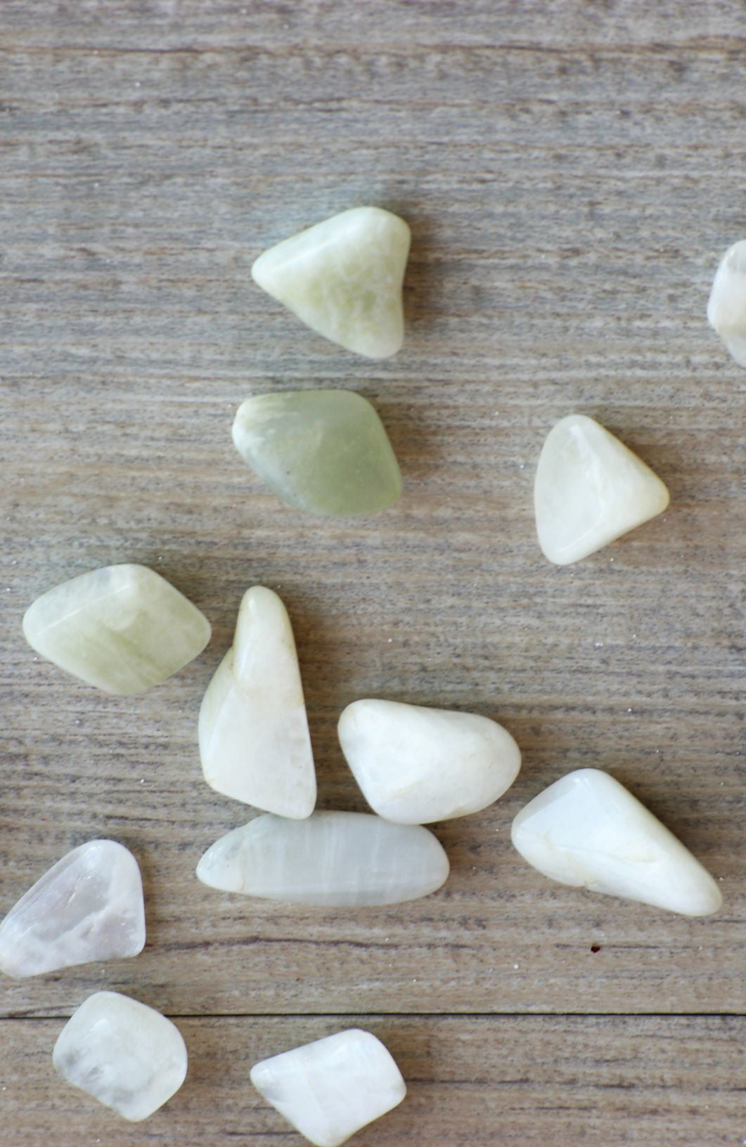 White Moonstone Tumbled Stone